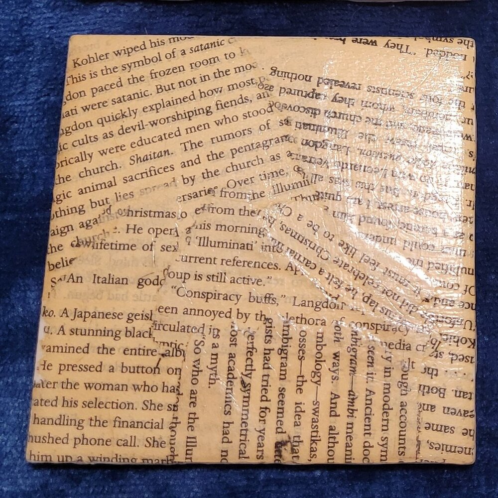 Handcrafted Book Coasters - Picture 4 of 6